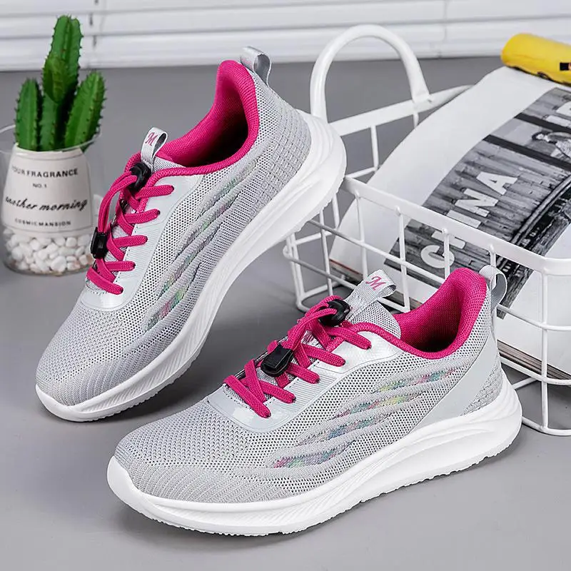 

Женские туфли на мягкой подошве, легкие дышащие туфли-лодочки на плоской подошве, повседневная обувь для весны и осени, 2023