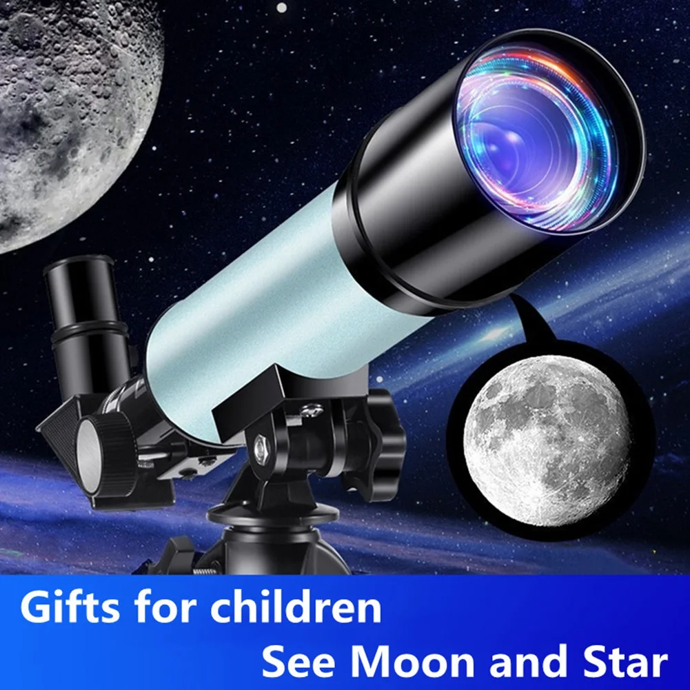 

Professional High-Definition Astronomical Telescope with Tripod is the Best Gift for Children to See the Moon and Stars