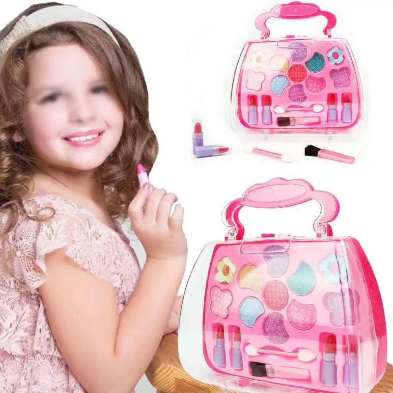 

Pretty Kids Girls Princess Party Dressing Box Set Simulation Dressing Table Makeup Cosmetics Party Cosmetics Pretend Play Kits