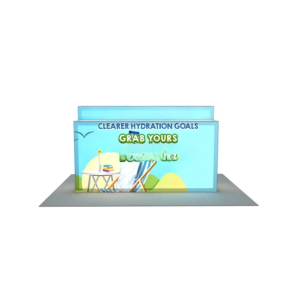 Алюминиевая рама SEG Ступенчатый стол Светоизлучающий диод Подсветка Рекламная