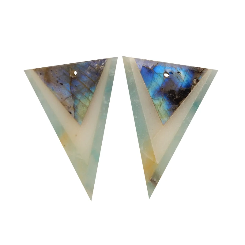 Натуральный камень лабрадорит белый нефрит Амазонит искусственная бусина