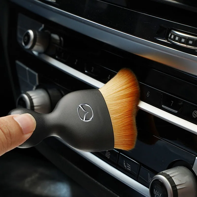 Мягкая щетка для чистки автомобильного вентиляционного отверстия с оболочкой