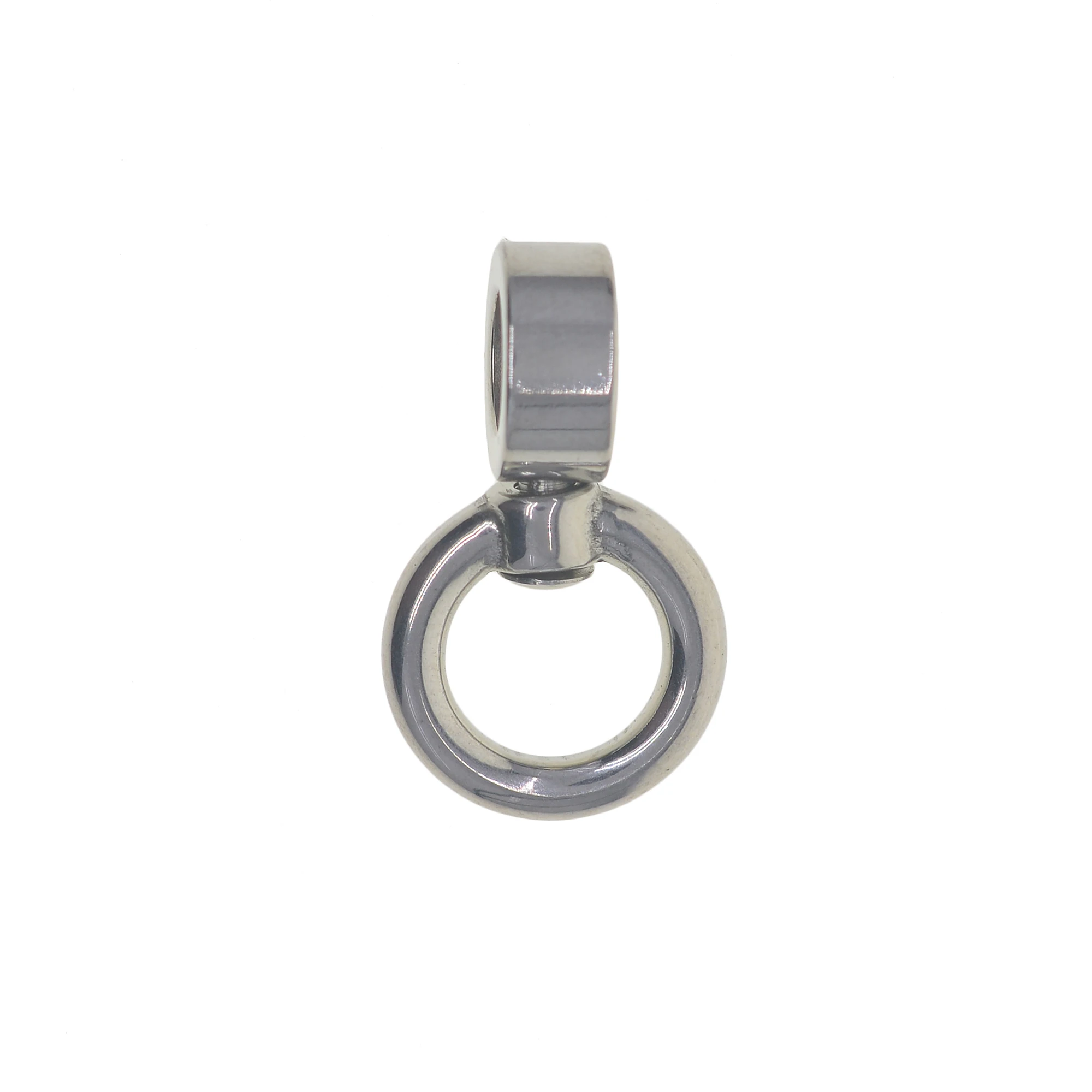 Зеркальный поворотный соединитель из нержавеющей стали 304 для брелка