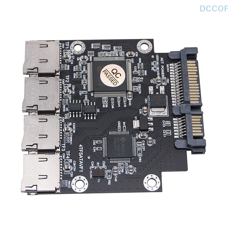 2 5-дюймовая карта адаптера 4 TF к SATA Самодельный твердотельный накопитель SSD для