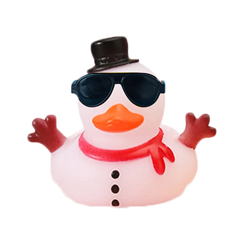 Rubber Duck Bath Waterfloating Toy Smooth Floater Bath Toys Portable Decorations Baby Toys Safety for Children Party Gifts