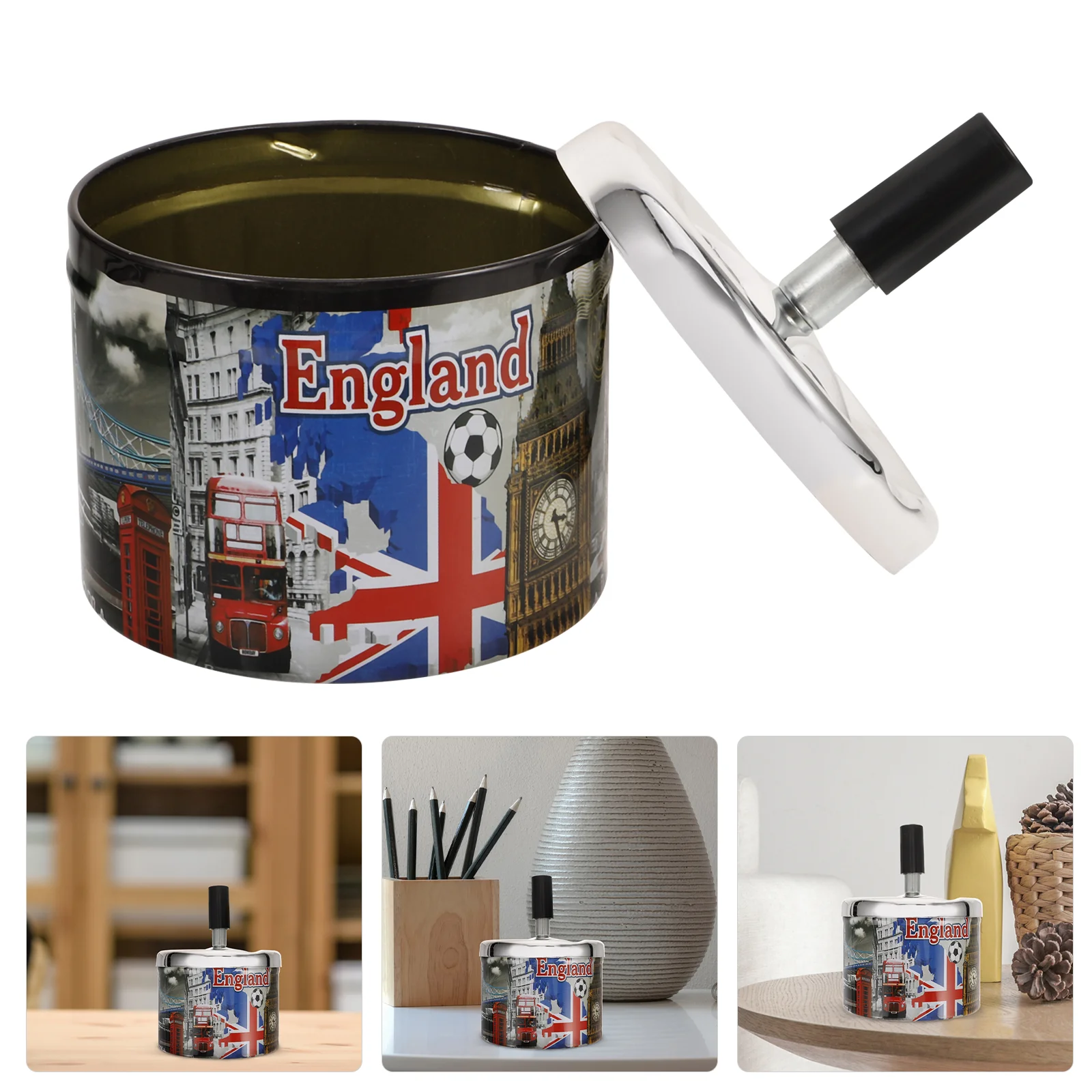 Пепельница из нержавеющей стали декоративная металлическая сигарета для