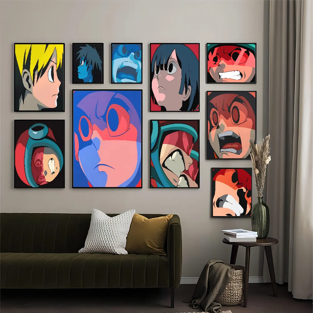 Японская Корея анимация AOKIZY DIY липкий постер белая бумага принты плакаты