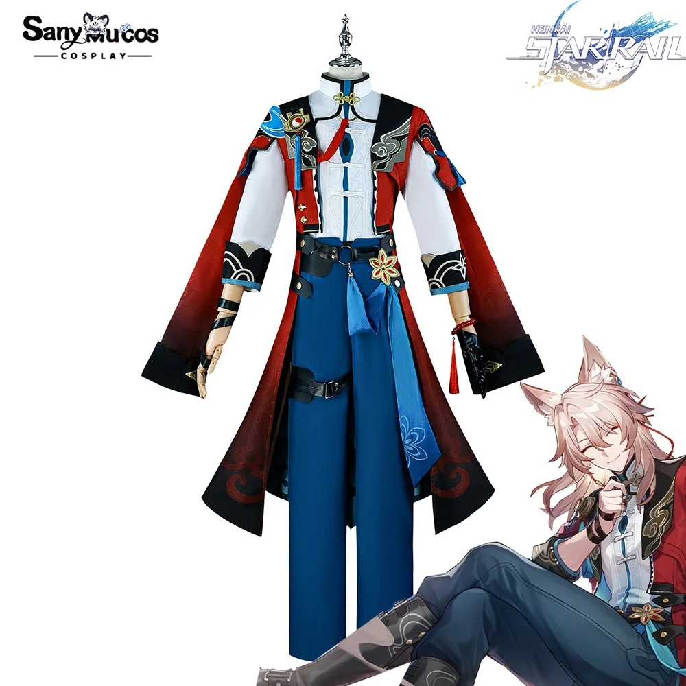 В НАЛИЧИИ SanyMuCos Jiaoqiu Cospaly Honkai: Star Rail Платье Outfit Comic-con Подарки на день рождения и