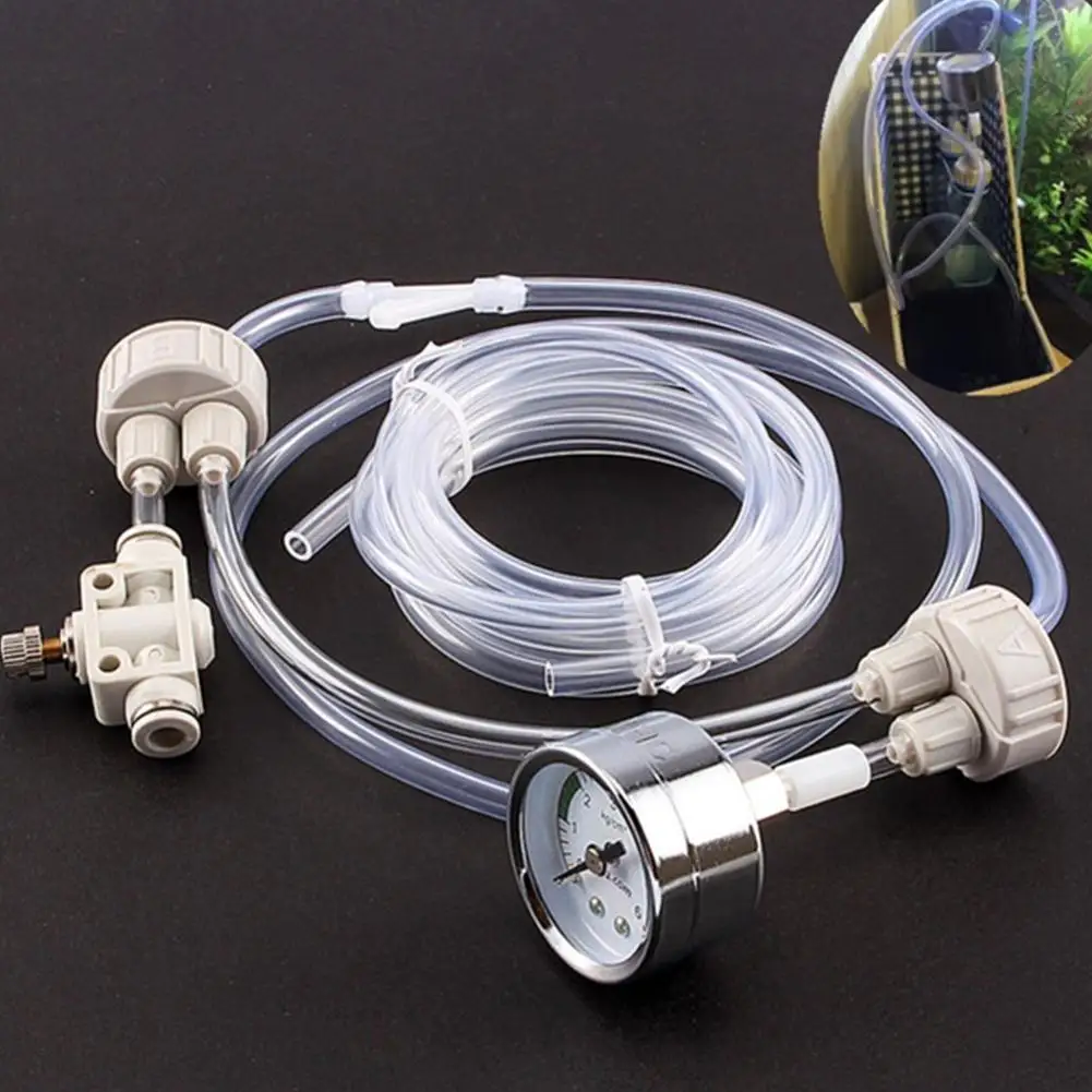 

Aquarium DIY CO2 Generator System Kit CO2 Generator Bubble Counter Diffuser With Solenoid Valve For / Aquatic Plant Growth