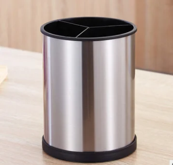 

Stainless Steel Draining Chopsticks Holder Case Tableware Storage Box Standing Cutlery Storage Organizer for Home Kitchen