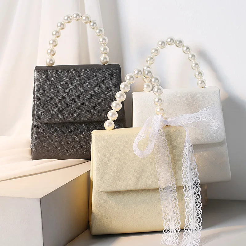 

Новинка 2022, вечерние клатчи для женщин, модная однотонная сумка с бисером, женская сумка на плечо с жемчужинами для свадьбы, вечеринки