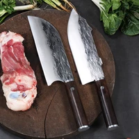 forged butcher knife boning knife kitchen stainless steel meat chopping knife chef slicing cutter knife cooking tools
