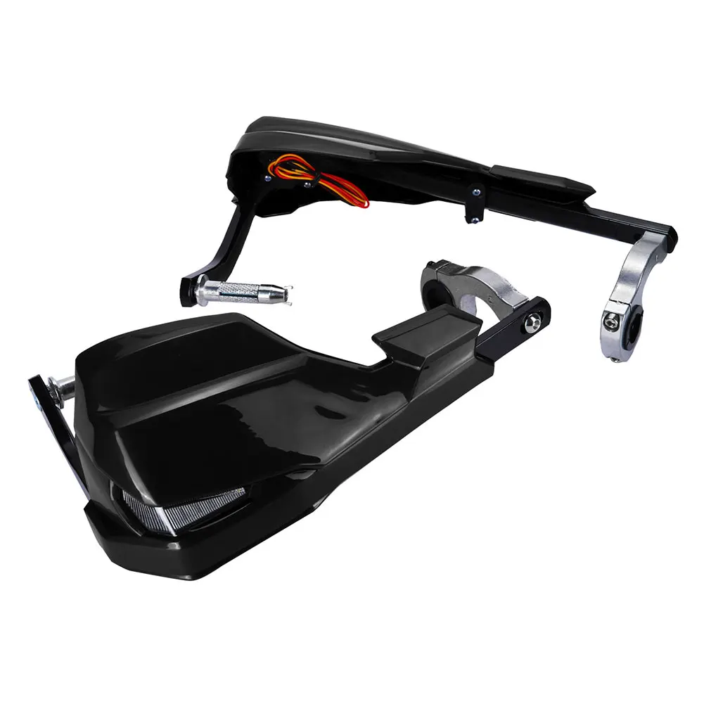 1 пара 22 мм 25 28 универсальный мотоциклетный руль защита руля светодиодная