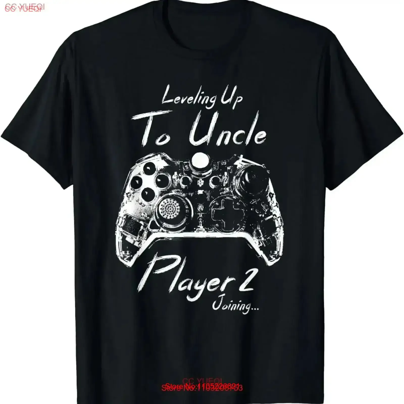 Фото НОВАЯ футболка Promoted to Uncle Est 2024 Soon Be, S 3XL, винтажный стираный топ для повседневной носки, растянутый, универсальный, мягкий, винтажный №1