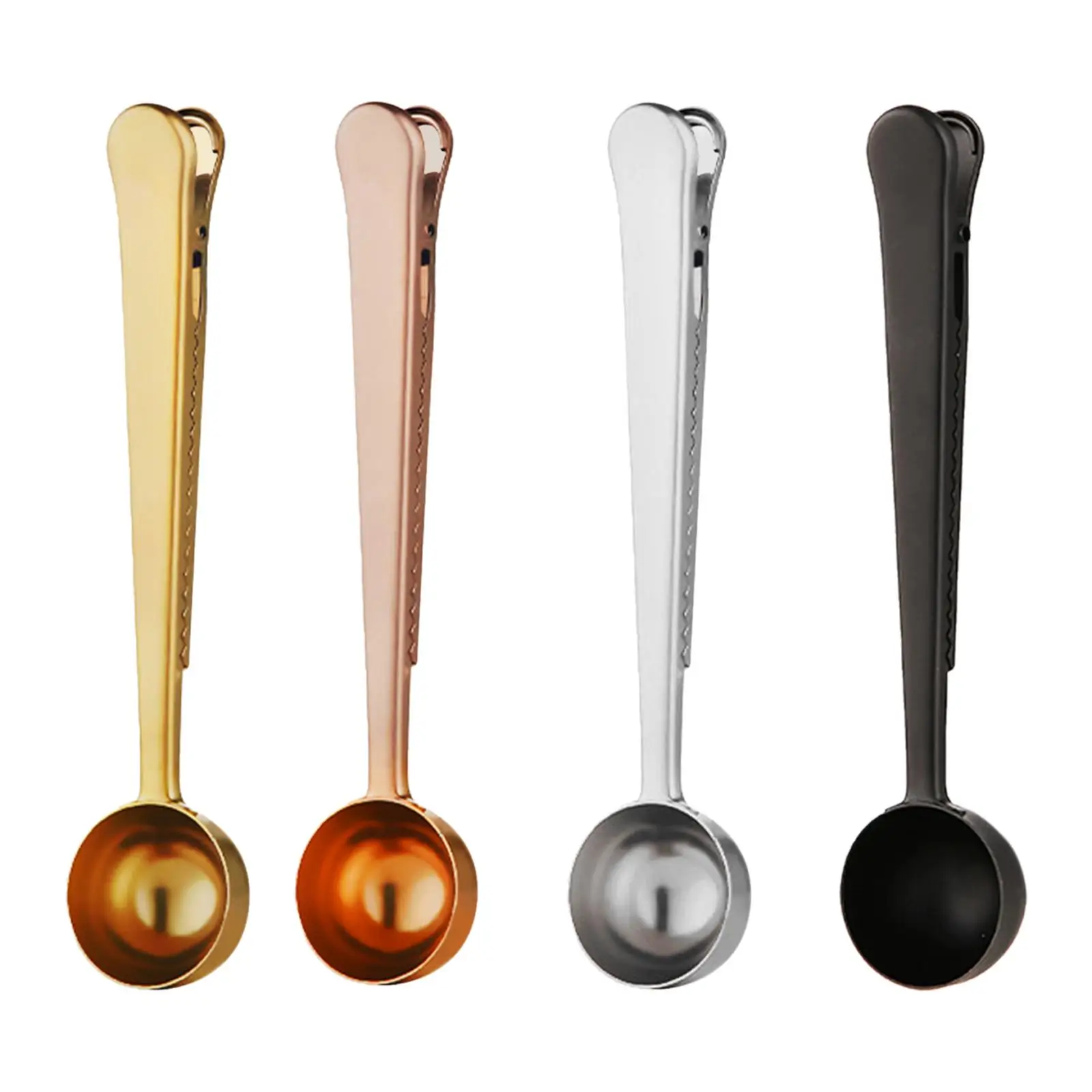 

Coffee Spoons with Sealing Clip Scale Spoons for Rice Coffee Making Food