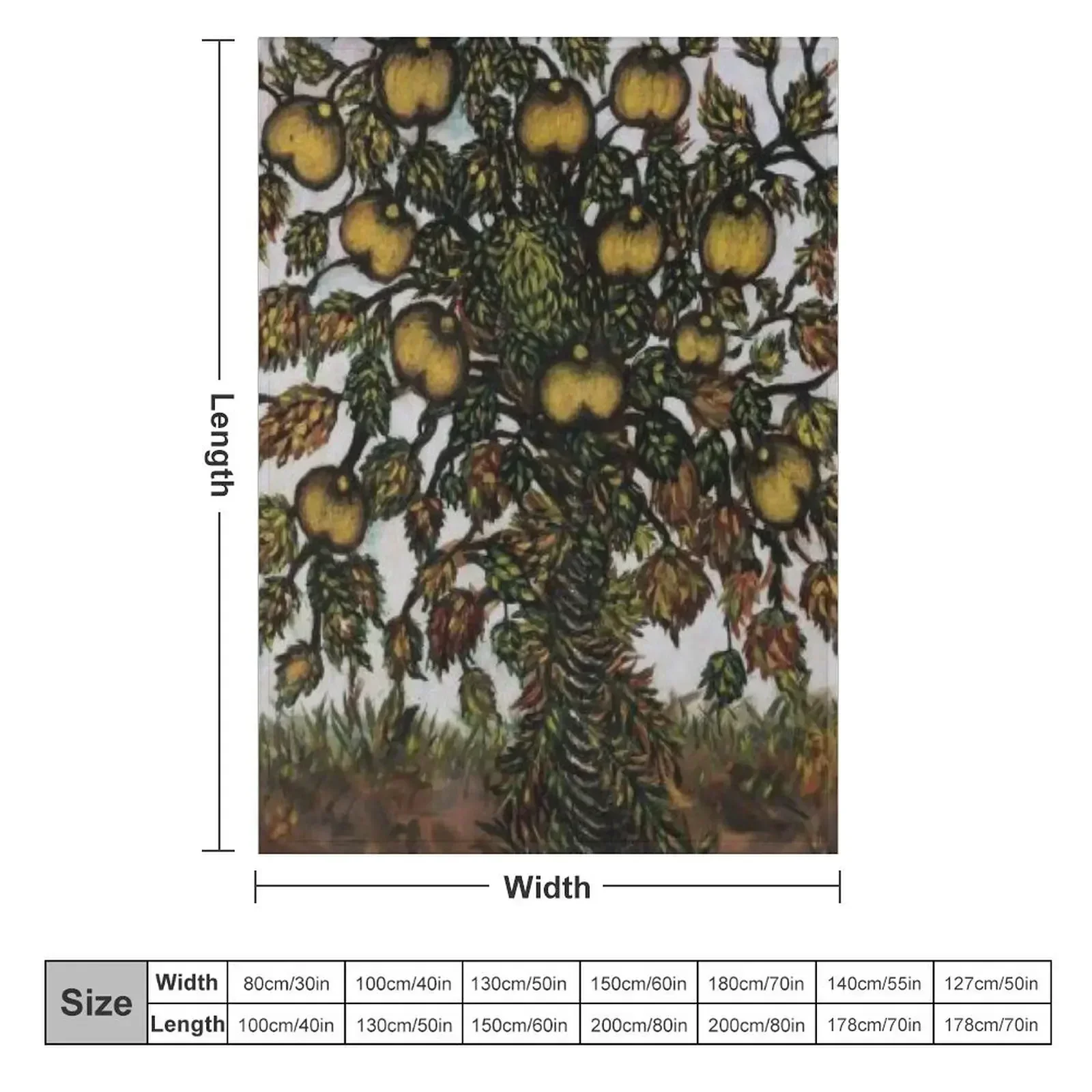 Pommier by Seraphine Louis - коллекция любимых художников плед тяжелый диван зимние одеяла