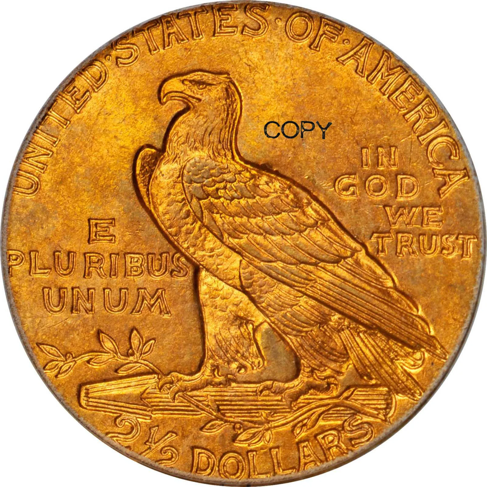 Соединенные Штаты Америки 1911 2,5 2 доллара США Свобода Орл США Золотая зерна латунные металлические копировальные монеты (art.: 3920bc7dcad86) - 3920bc7dcad86