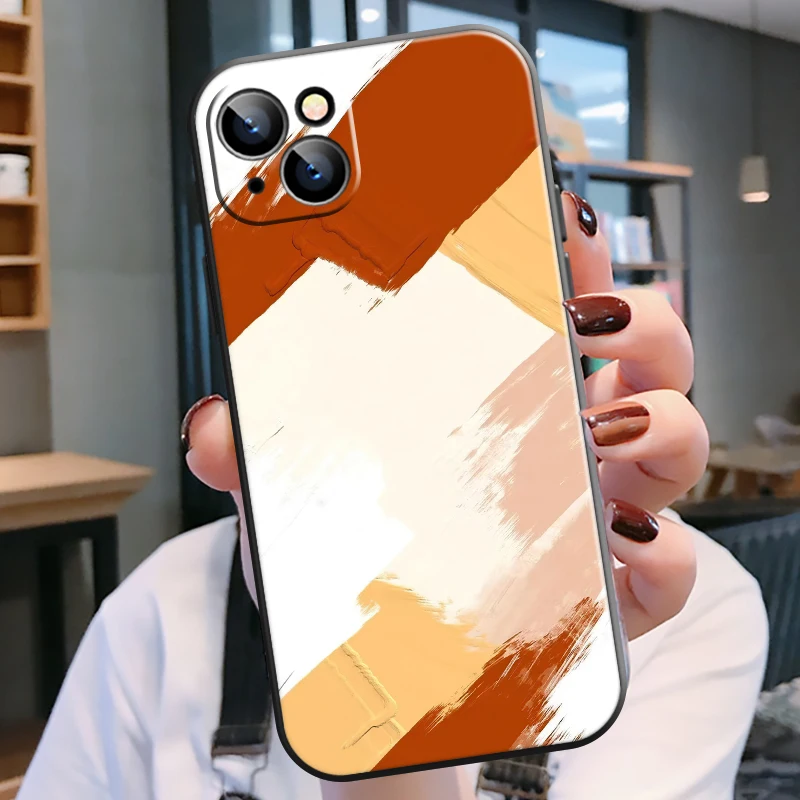 

Simple Style Graffiti Phone Case For Apple iPhone 13 12 11 Pro 12 13 Mini X XR XS Max SE 6 6s 7 8 Plus Coque Liquid Silicon