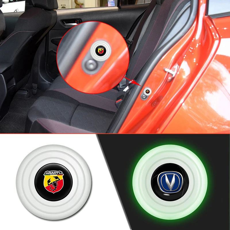 

4pcs Brand New Car Door Luminous Shock Absorber Stickers for MG Zs 2021 Mg3 5 MG6 MG7 Hs GT Mgn TF 12h Styling Car Accessories