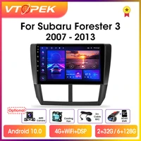 Vtopek 4G WiFi 2din Android Car Radio Multimidia Video Player Navigation GPS For Subaru Forester 2007-2013 Head Unit