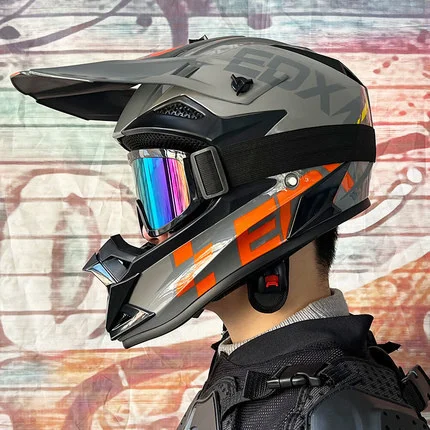 Motocross Helmets bike downhill DOT approved For Adults Professional Motorcycle Helmet  Chopper Biker off-road Motorbike Helm