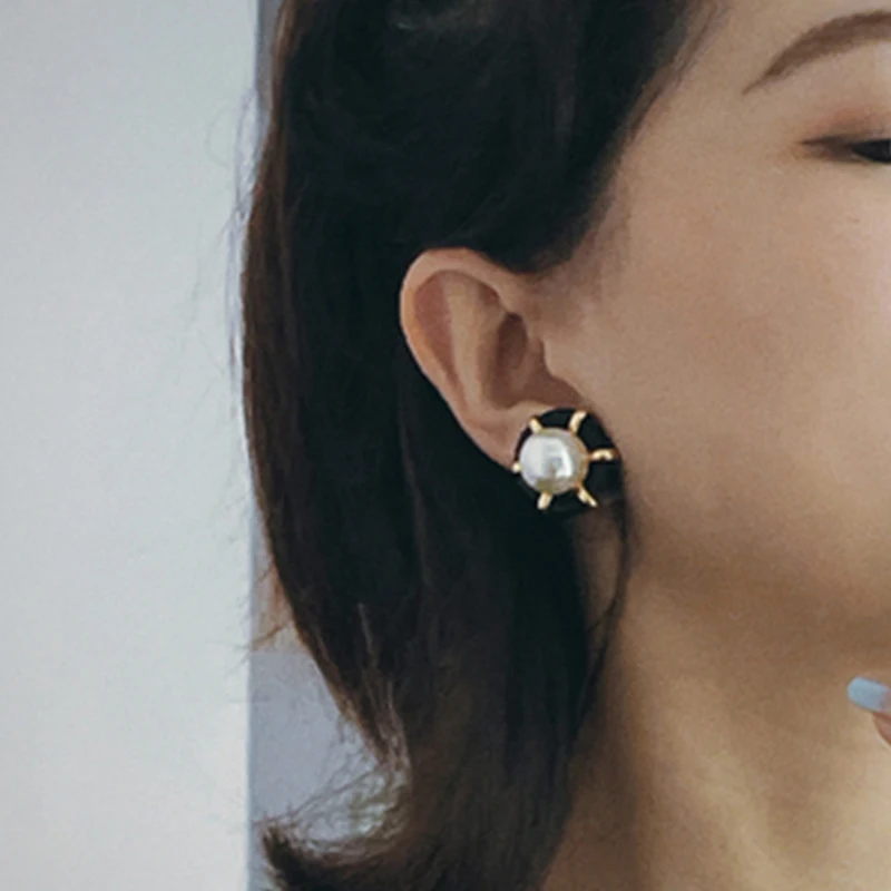 Sheepskin & Pearl Earrings for Women 2022 Luxury Brands New Design 1:1 Trendy Jewelry