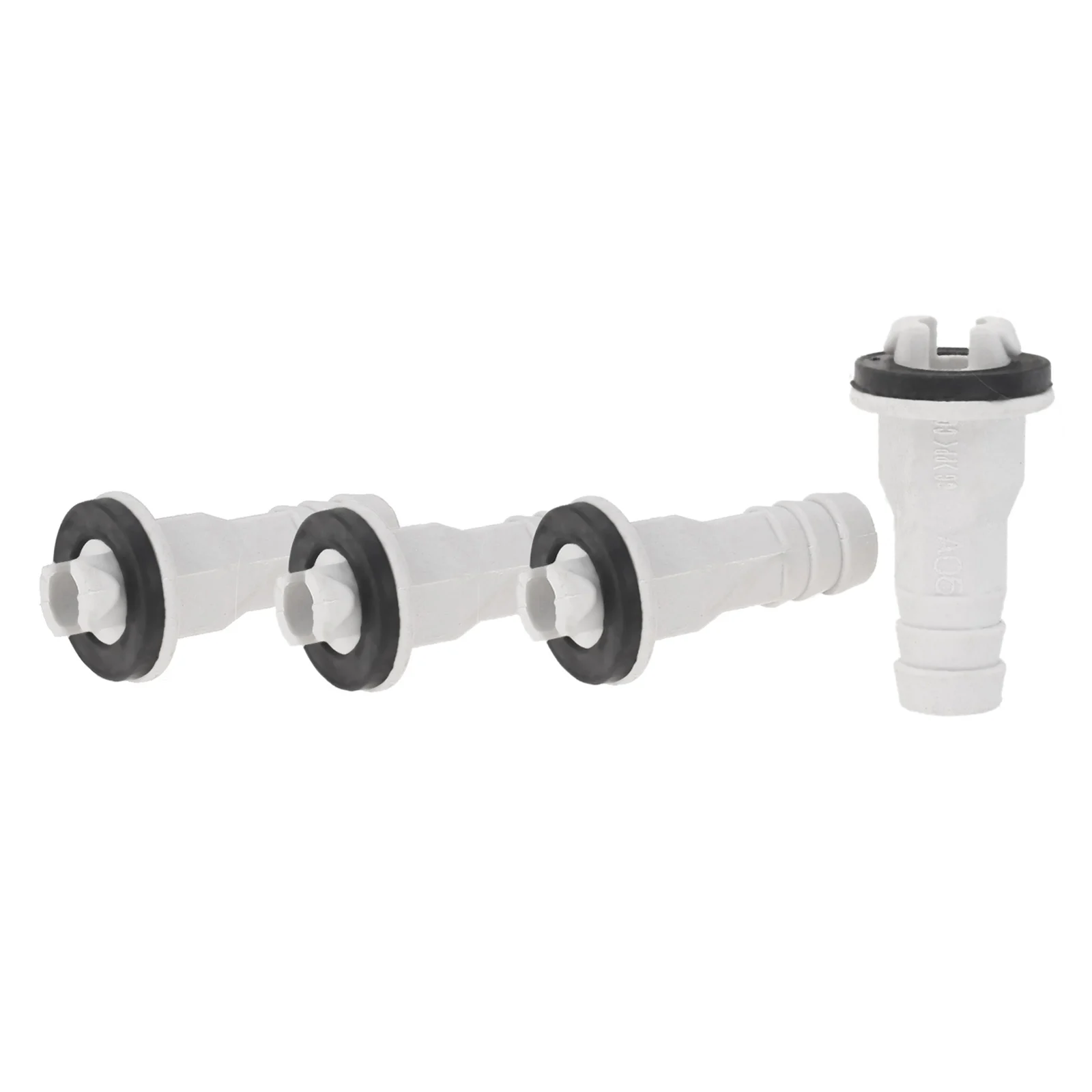 

4Pcs 15mm Air Conditioner Drain Hose Connector Straight Fitting with Rubber Ring Air Conditioner Window