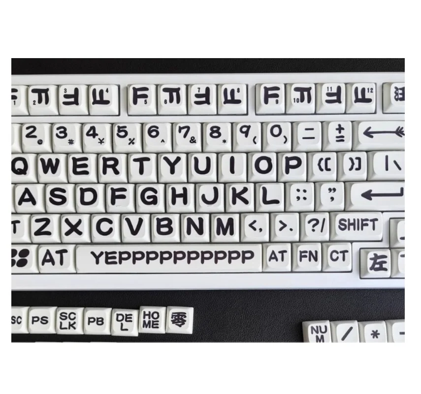 132 колпачков для клавиш PBT сублимационный краситель профиль XDA программирования