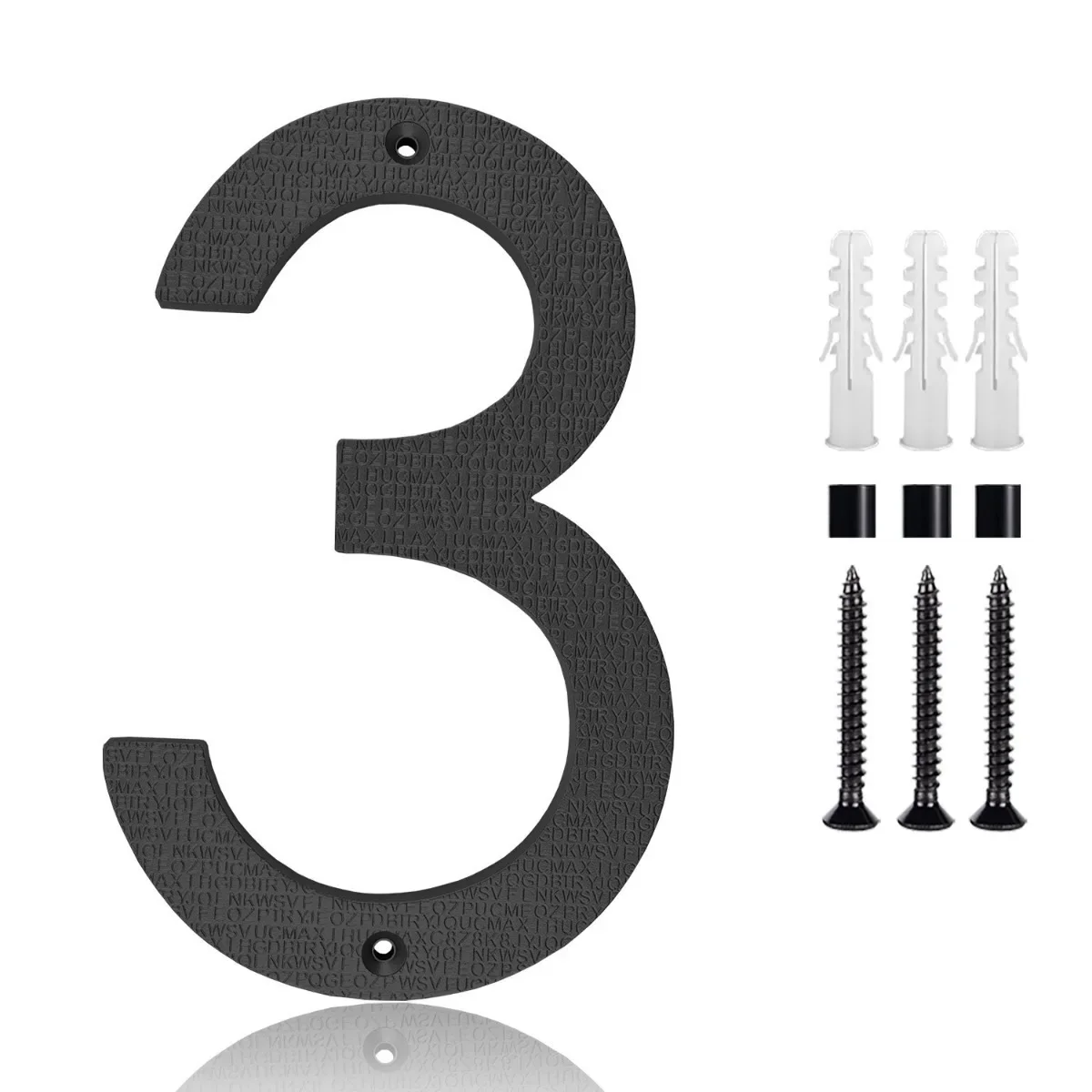 10-дюймовые арабские цифры и английские иероглифы 3D акриловый материал сделай сам