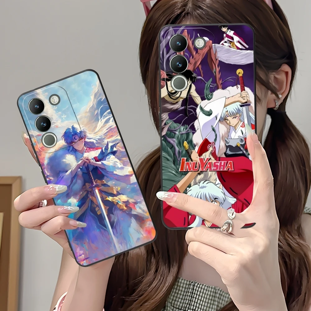 Inuyasha Sesshoumaru Mobile Cell Phone Case for VIVO Y95 Y93 Y31 Y20 V19 V17 V15 Pro X60 NEX Black Soft Cover Shell