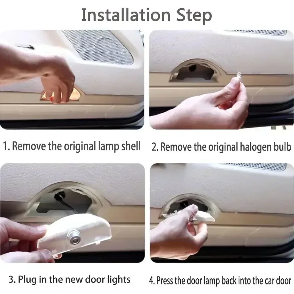 Светодиодный приветственный теневой светильник на дверь автомобиля для Mitsubishi