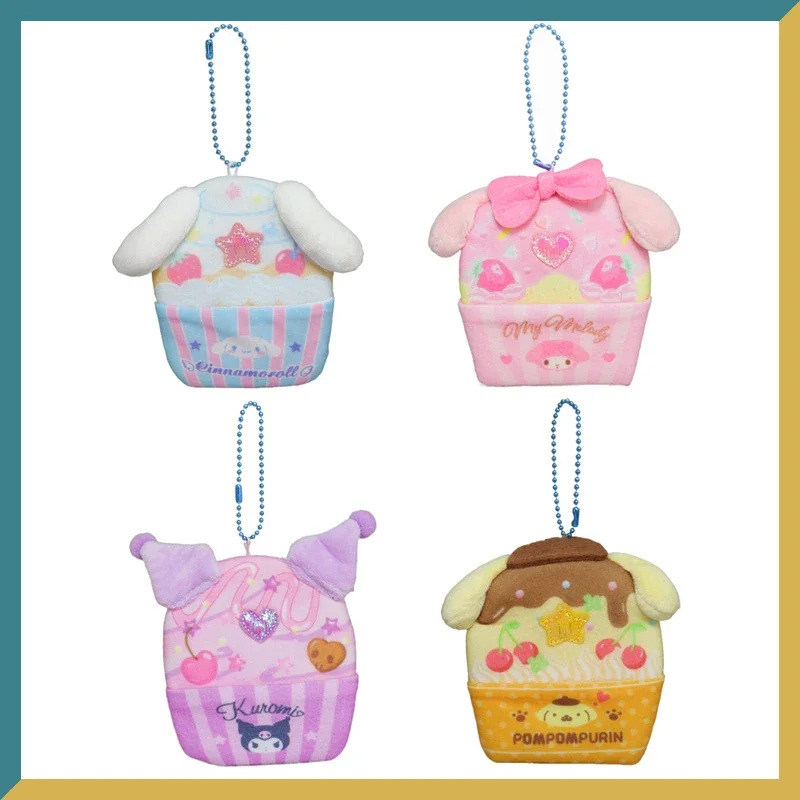 

Anime Peripherals Sanrio Melody Kurome Pudding Dog Cinnamon Dog Cartoon Mini Pocket Coin Purse Ornaments Collection Toys Gifts