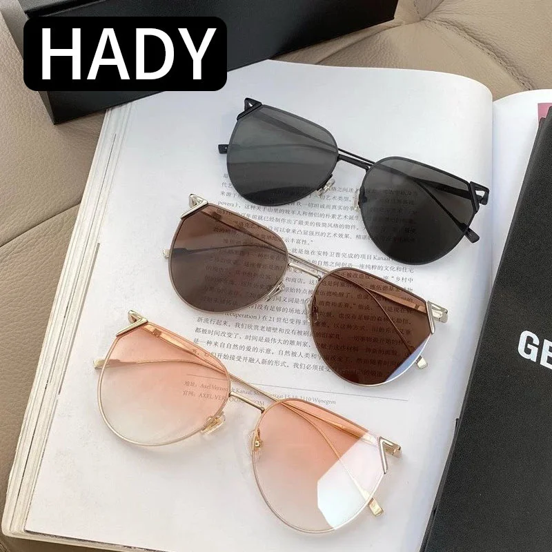 

Gentle Monster GM Sunglasses For Men Women Vintage Luxury Brand Designer Trending Products UV400 Alloy HADY Brown Sun Glasses