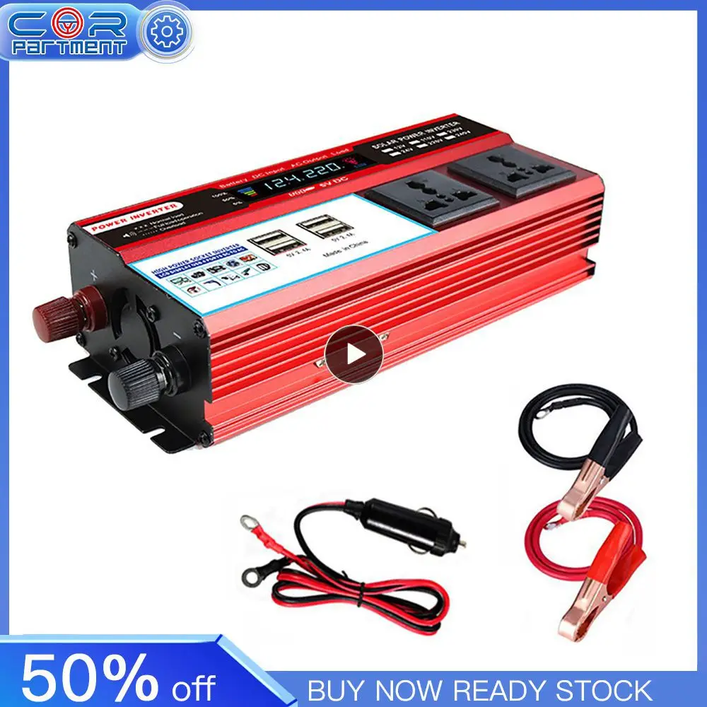 

Portable Car Power Converter 3000w 5000w 8000w 10000w Car Charger Converter Adapter Universal High Quality Multifunctional 50hz
