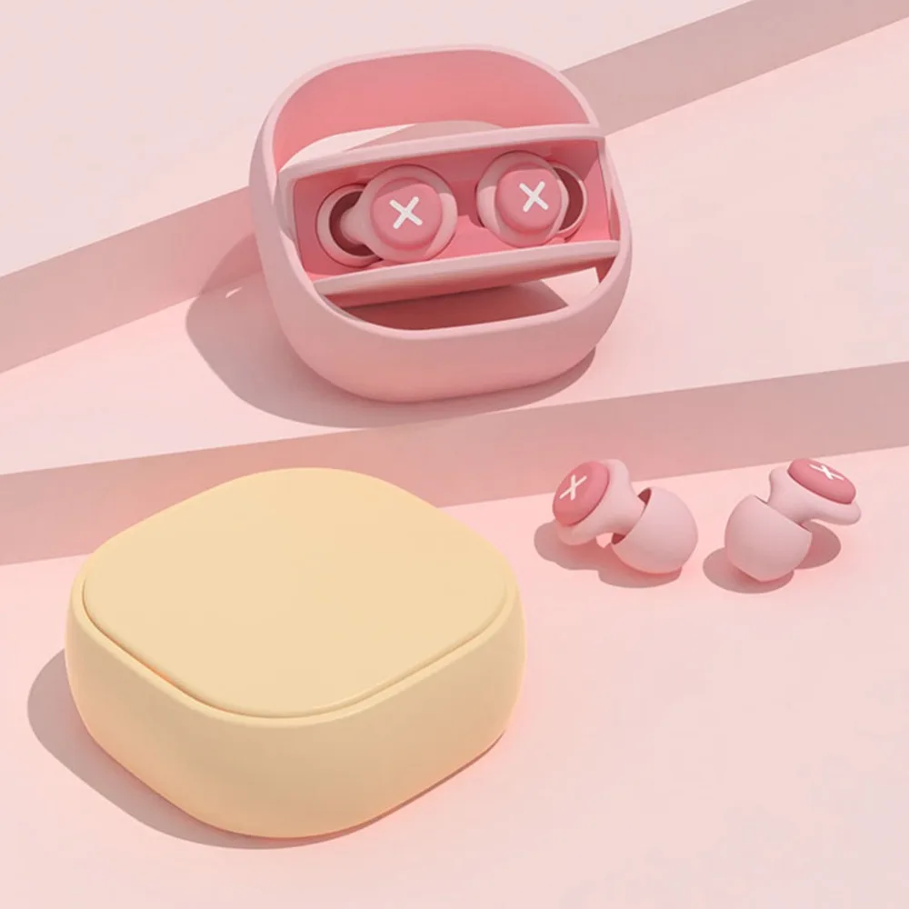 

Модный протектор для ушей с отскоком шумоподавление мягкая губка звукоизоляция затычки для ушей силиконовые затычки для ушей против храпа