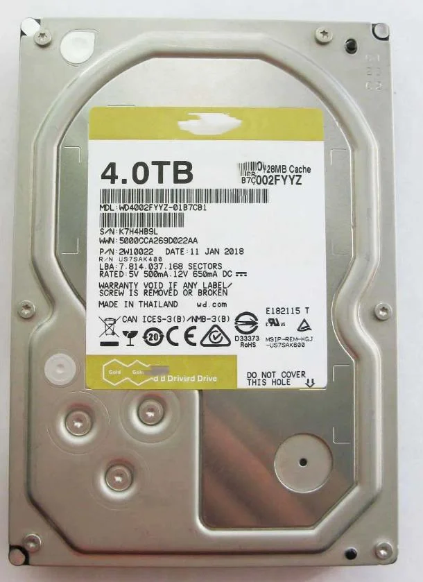 Диск для сервера. 4 тб жесткий диск wd gold. wd gold 4tb. wd gold wd4002fyyz. = wdc wd4002fyyz-01b7cb0.