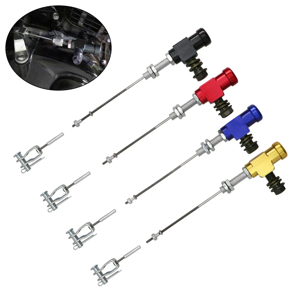 Купи Motorcycle Hydraulic Clutch Master Cylinder Rod System Brake Pump 4 Colors for Pit Dirt Bike Motorcycle Motocross ATVs Quad за 940 рублей в магазине AliExpress