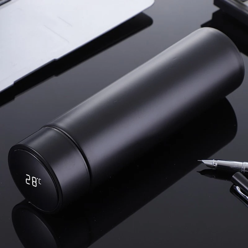 

500ML Smart Thermos Intelligent Water Bottle Touch Display Temperature Stainless Steel Insulated Bottle Garrafa Termica Agua