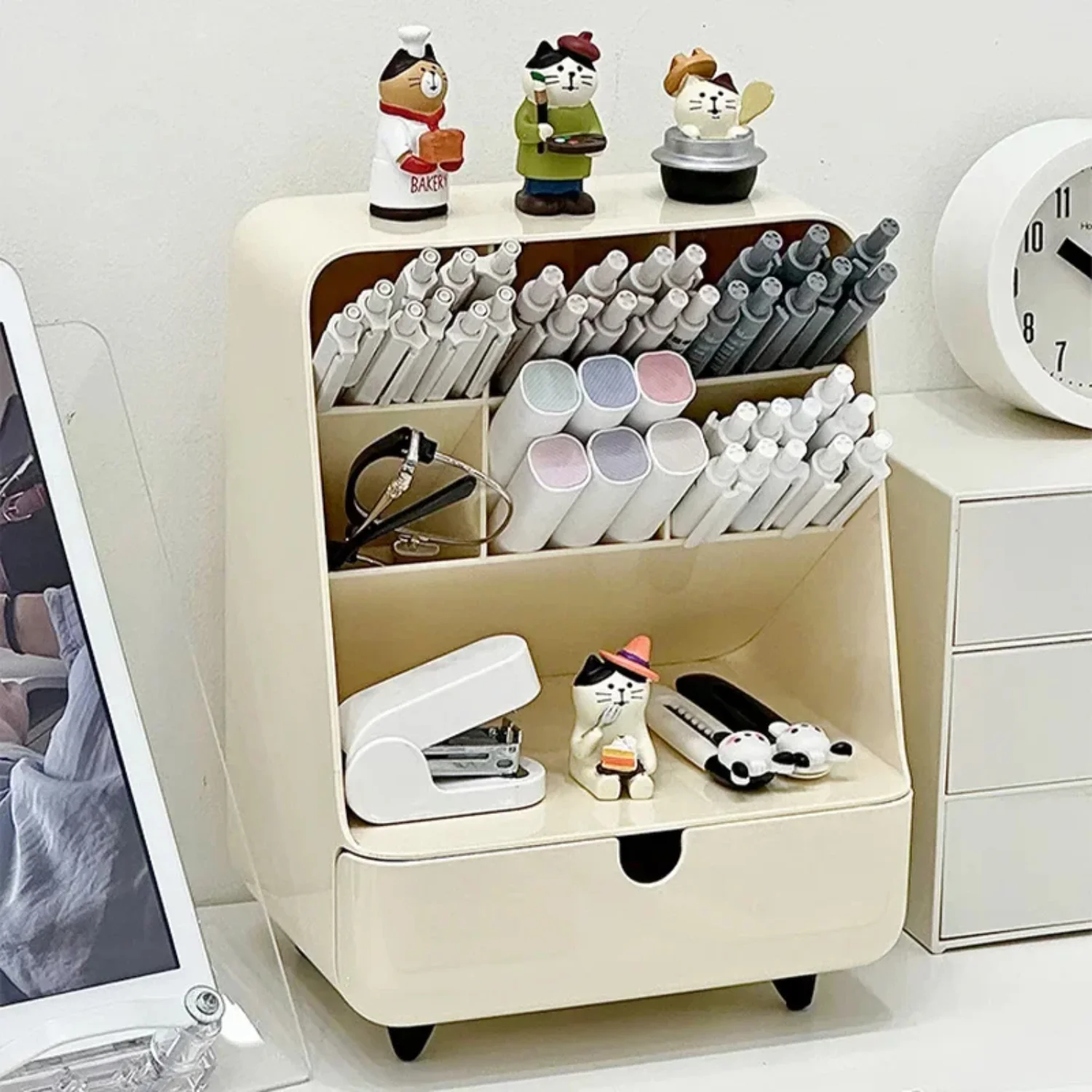 Многофункциональный настольный органайзер держатель для ручек коробка