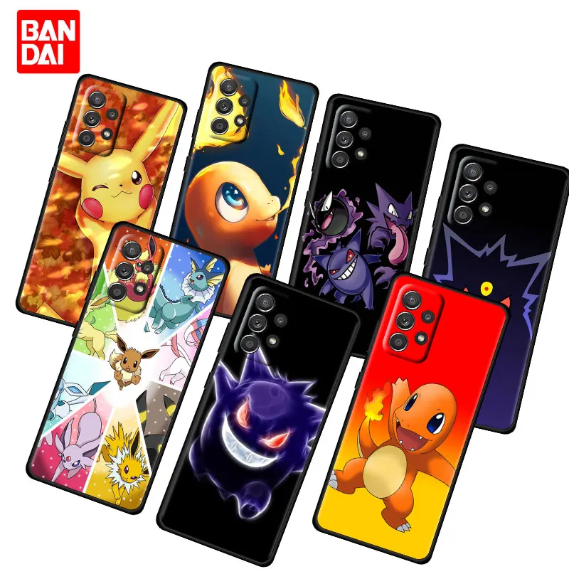 

Pokemon Anime Lovely Case for Samsung Galaxy A03 A13 A31 A51 A50 A70 A71 A32 Note 20 Ultra 5G Silicone Funda Cover Matte Armor