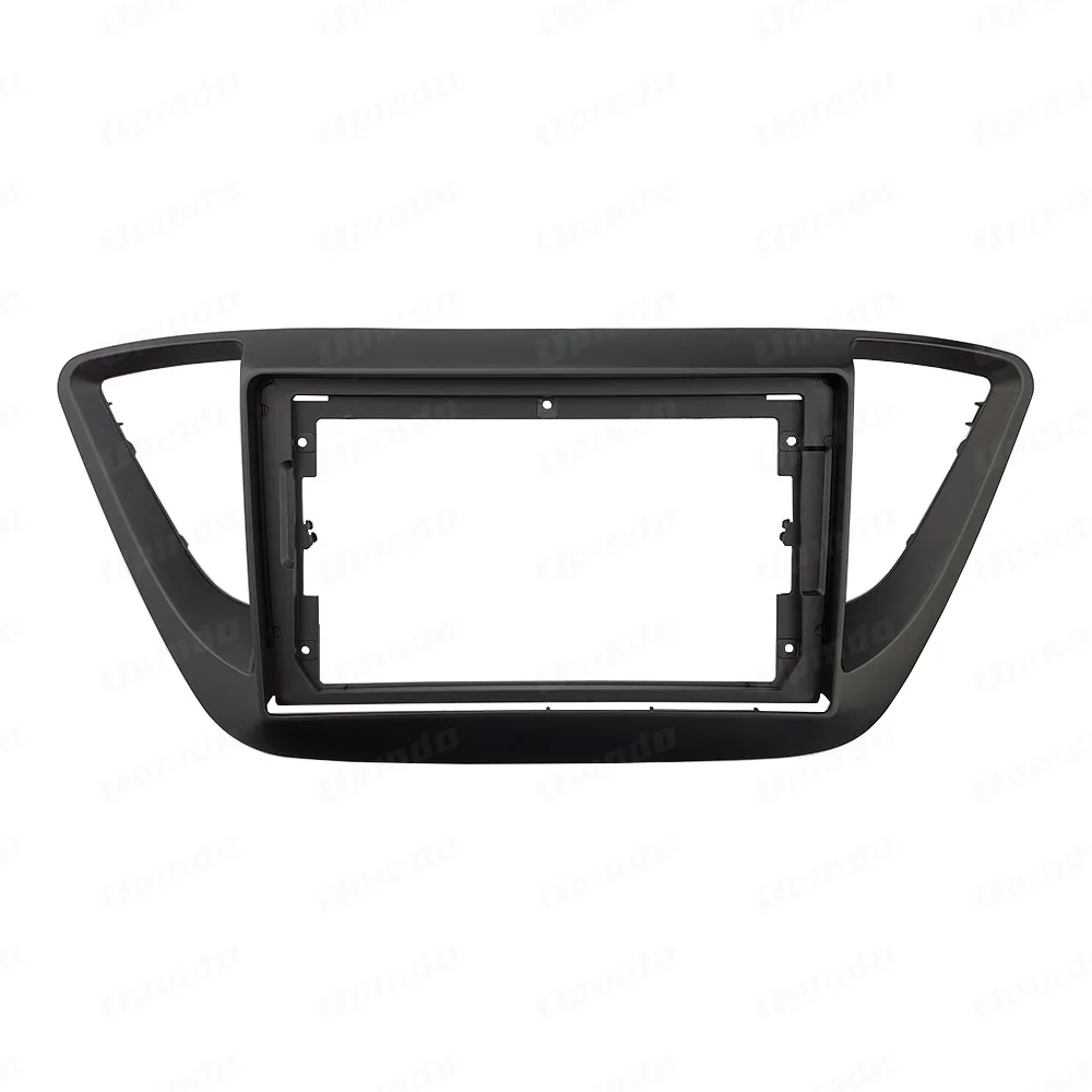 2 Din 9 дюймовая установка автомобильного радио ABS PC Plastic Fascia Plane Frame для Hyundai Verna I25 Solaris Accent 2006+ Dash Kit on.