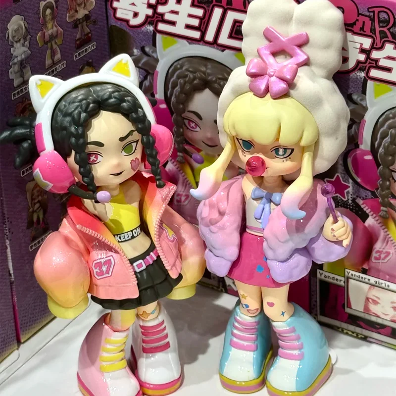 Фото Yandere Girls V3 Parasitism Id Series слепая коробка игрушки кукла Yandere Mystery Box ПВХ модель подарки модный игровой орнамент игрушки-сюрпризы №4