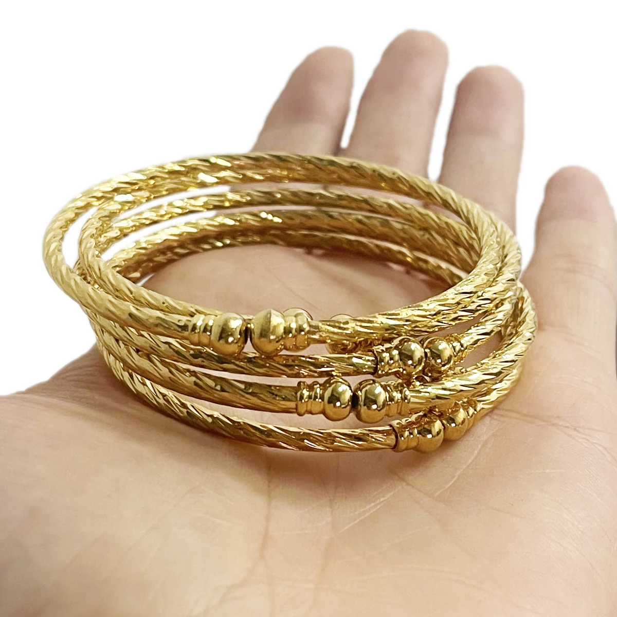 

Wholesale Female Luxury Metal Bracelet Thin Bracelet Fashion Jewelry Bracelet Chic Elegant Simple 6 Pieces
