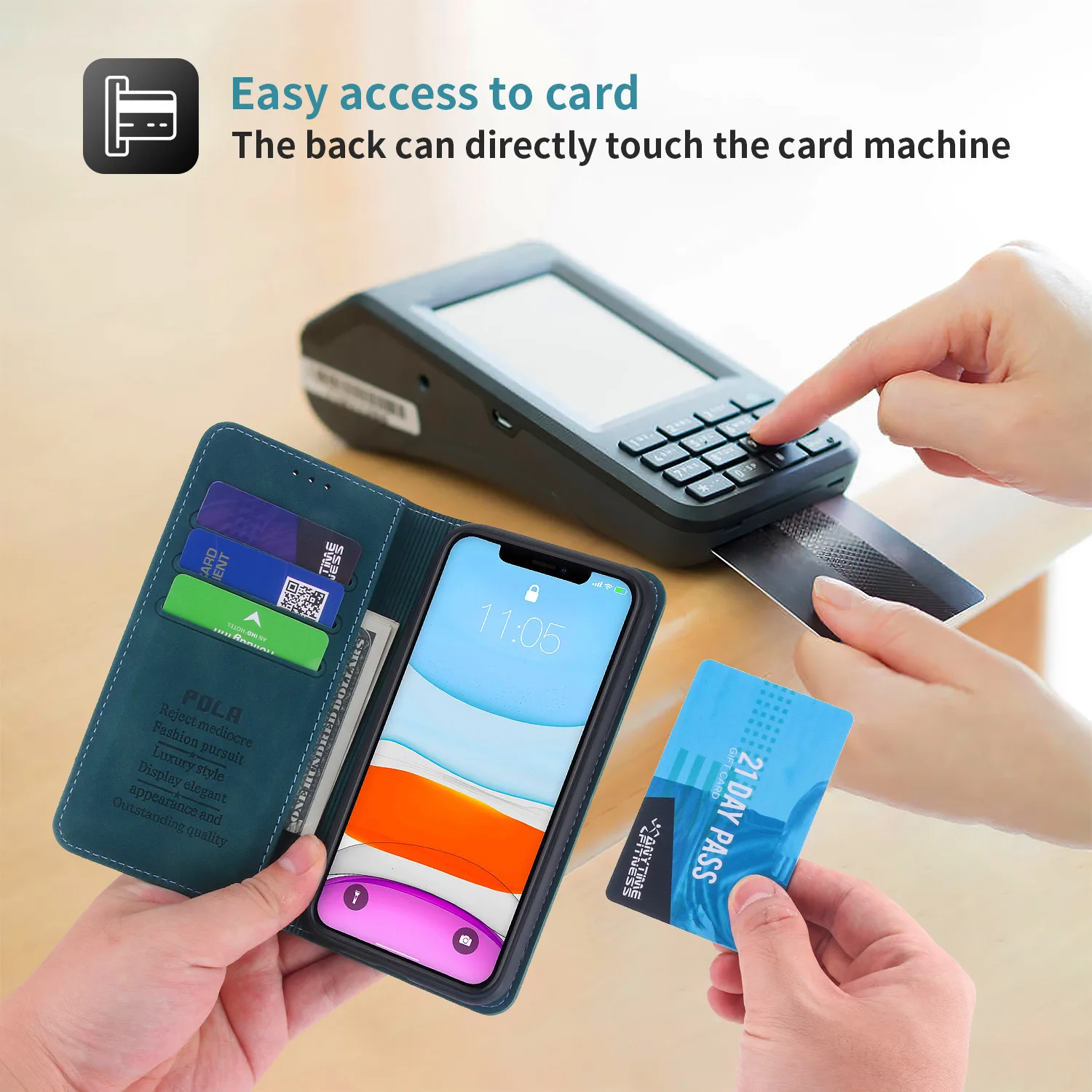 Retro Magnetic Leather Flip Case For iPhone 14 13 12 Mini 11 Pro X XS Max XR 8 7 6 6S Plus SE 2020 Wallet Card Slots Stand Cover