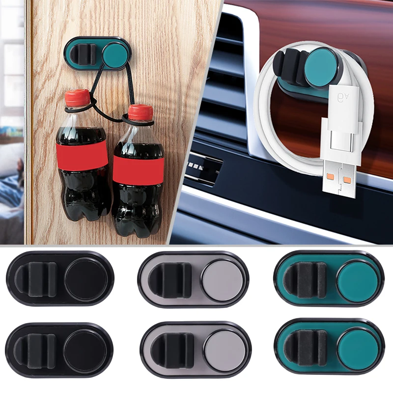 

Strong Adhesive Cable Organizer Multi-functional Car Organizers Storage Holder for Umbrella Shopping Bag Home Storage Hanger