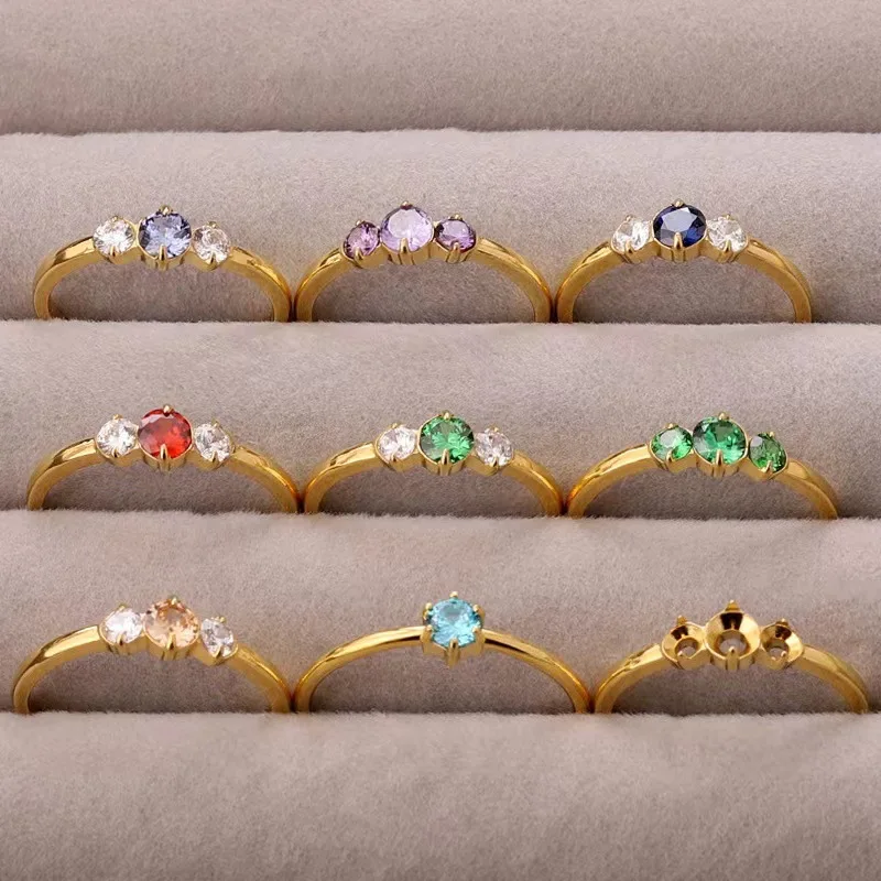 Модное большое позолоченное кольцо KITEAL 2024 размер 6 7 8 женское минималистичное из