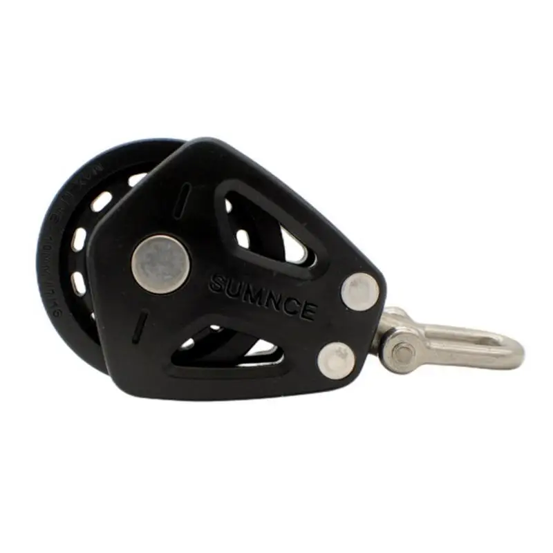 

Pulley Wheel Heavy Duty Nylon Kayak Pulley Ease Of Installation Universal Head Accessory For Kayak Canoe Sailboats Yacht Slide