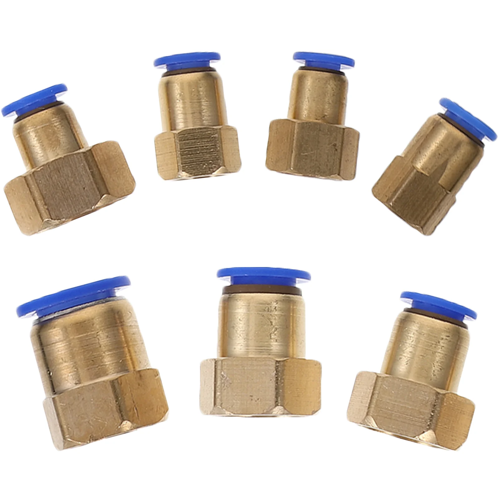 

Air Fittings Tube Hose Crimp Cinch Connectors Coupler Reducer Pipe Quick Air Compressor Accessories