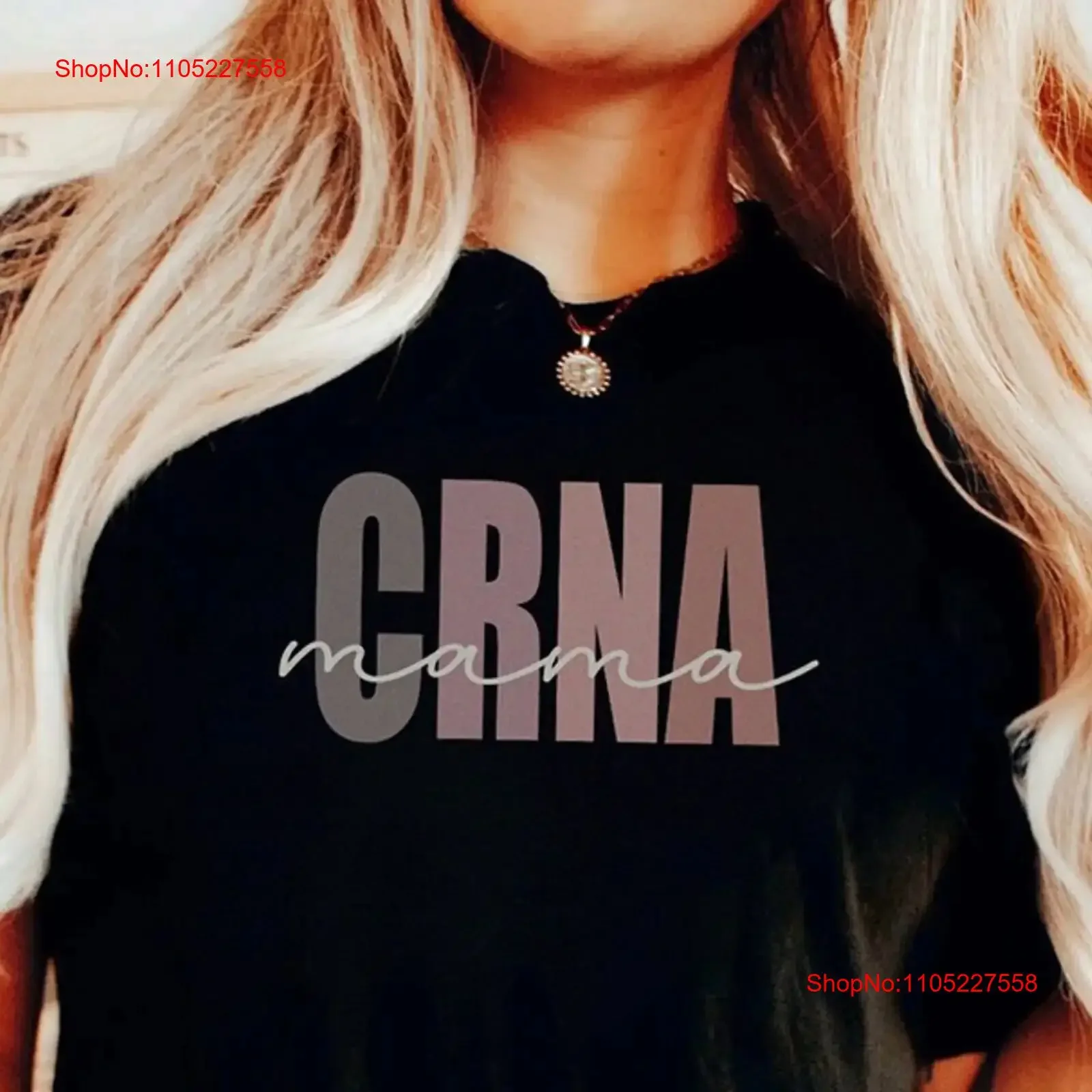 Фото Футболка для мамы анестезиолога CRNA, винтажная, с эффектом потертости, с графическим принтом, повседневная, мягкая, стильная, ко Дню матери №1