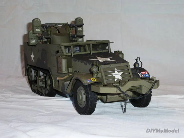 DIYMyModeI Wak-m16 mgmc зенитная пушка Бумага модель DIY ручной работы комплект игрушки